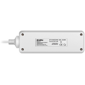 Удлинитель Sven Power strip Standard 3G-3, 3m White