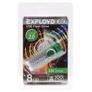 USB Flash Exployd 530 8GB (зеленый)