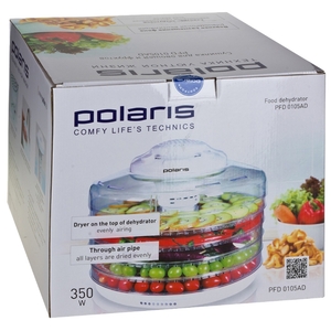 Сушилка для овощей и фруктов Polaris PFD 0105AD White