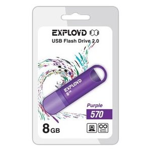 USB Flash Exployd 570 8GB (фиолетовый) [EX-8GB-570-Purple]