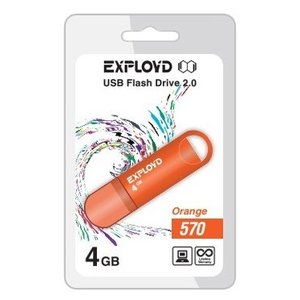 USB флэш-накопитель EXPLOYD 570 4GB (фиолетовый)