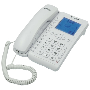 Проводной телефон Ritmix RT-490 (черный)