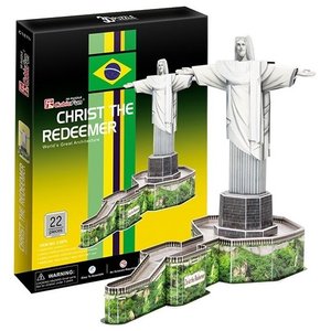 Пазл CubicFun C187h 3D Puzzle Статуя Христа-Искупителя (22 детали)