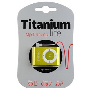 MP3 плеер Perfeo Titanium Lite (зеленый)