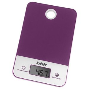 Кухонные весы BBK KS109G (фиолетовый)