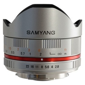 Объектив Samyang 8mm f, 2.8 UMC Fisheye Silver (Samsung NX)