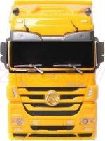 Радиоуправляемая игрушка Rui Chuang Самосвал Mercedes Benz Actros QY1101С желтый