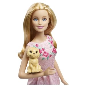 Кукла с аксессуарами Barbie Сестричка со щенком / CLF96/CLF97