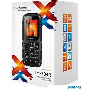 Мобильный телефон teXet TM-504R цвет черный-зеленый
