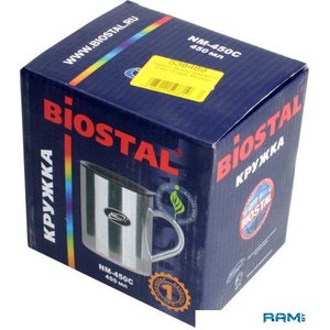 Термокружка BIOSTAL NM-450C (серебристый)