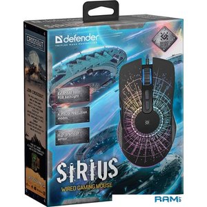 Игровая мышь Defender Sirius GM-660L