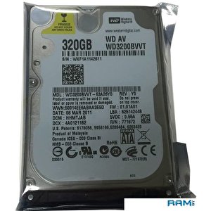Жесткий диск WD 320GB WD3200BVVT