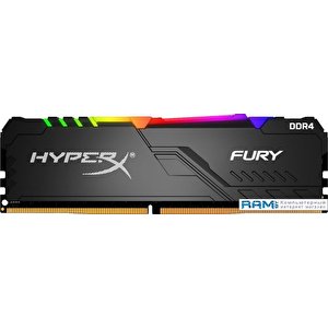 Оперативная память HyperX Fury RGB 4x16GB DDR4 PC4-28800 HX436C17FB3AK4/64