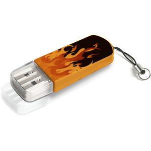 USB Flash Verbatim Store 'n' Go Mini Elements Edition Fire 8GB (98158)