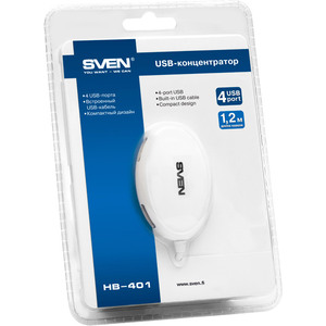 USB-хаб SVEN HB-401 White