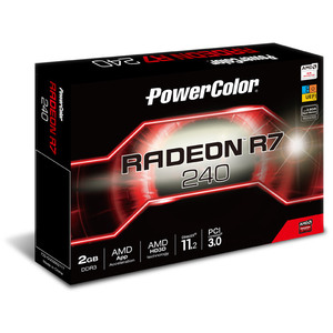 Видеокарта PowerColor Radeon R7 240 2GB DDR3 (AXR7 240 2GBK3-HLE) OEM