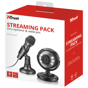 Веб-камера Trust Spotlight Streaming Pack (22093)