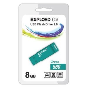 USB Flash Exployd 560 8GB (зеленый) [EX-8GB-560-Green]