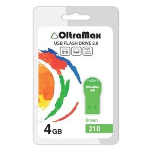 USB Flash Oltramax 210 4GB (черный) [OM-4GB-210-Black]