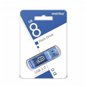 USB Flash Smart Buy Glossy Blue 8GB (SB8GBGS-B)