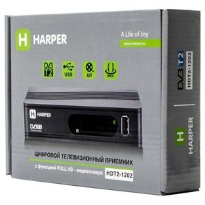Приемник цифрового ТВ Harper HDT2-1202