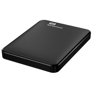 Внешний жесткий диск WD Elements Portable 1TB (WDBUZG0010BBK)