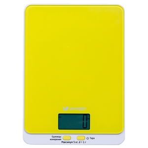 Кухонные весы Kitfort KT-803-4 (желтый)