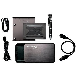 SSD HyperX Fury RGB 240GB SHFR200B/240G (комплект для установки)