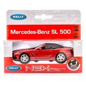 Модель 1:34-1:39 Mercedes-Benz SL500 Welly 43662C-W