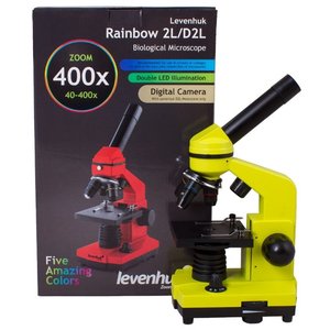 Микроскоп Levenhuk Rainbow 2L Lime