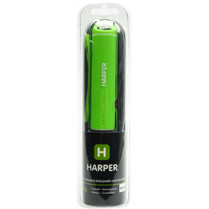 Внешний аккумулятор HARPER PB-2602 Green