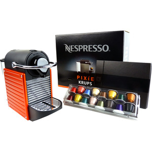Капсульная кофеварка Krups Nespresso Pixie Red (XN300610)