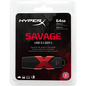 USB Flash Kingston HyperX Savage 64GB [HXS3/64GB]