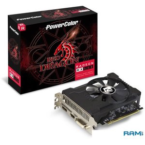 Видеокарта PowerColor Red Dragon Radeon RX 550 OC V2 2GB GDDR5