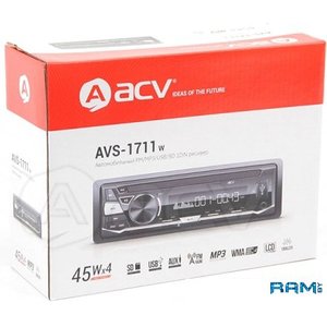 USB-магнитола ACV AVS-1711W