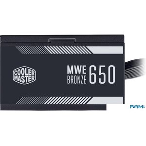 Блок питания Cooler Master MWE 650 Bronze V2 MPE-6501-ACAAB-EU