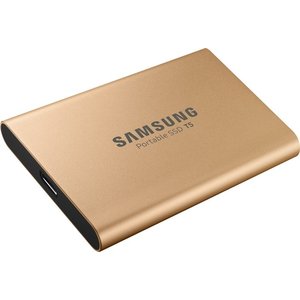 Внешний накопитель Samsung T5 500GB (розовое золото) [MU-PA500G]