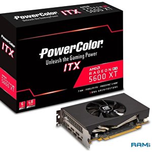 Видеокарта PowerColor Radeon RX 5600 XT ITX 6GB GDDR6 AXRX 5600XT ITX 6GBD6-2DH