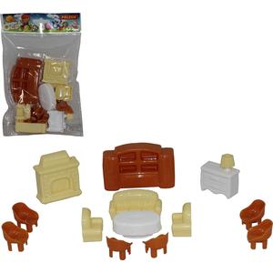 Набор мебели для кукол №4 (13 элементов в пакете)