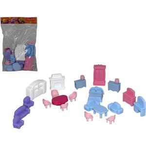 Набор мебели для кукол №5 (21 элемент в пакете)