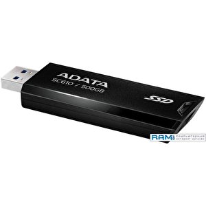 Внешний накопитель ADATA SC610 500GB SC610-500G-CBK/RD