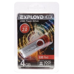 4GB USB Drive Exployd 530 EX004GB530-O (оранжевый)