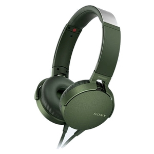 Гарнитура Sony MDR-XB550APG Green