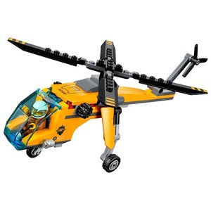 Конструктор LEGO City Грузовой вертолёт исследователей джунглей 60158