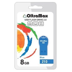 USB Flash Oltramax 210 8GB (черный) [OM-8GB-210-Black]