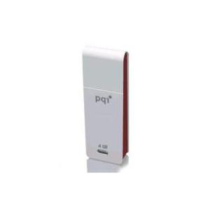 4GB USB Drive PQI Traveling Disk i221 White-Red