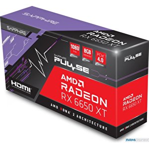 Видеокарта Sapphire Pulse Radeon RX 6650 XT 8GB GDDR6 11319-07-20G