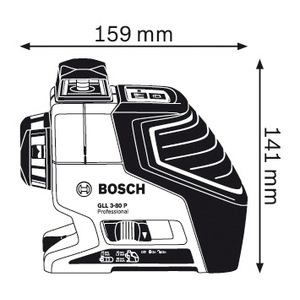 Лазерный нивелир Bosch GLL 3-80 P Professional (0601063309)