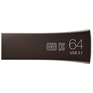 USB Flash Samsung BAR Plus 64GB (серебристый)