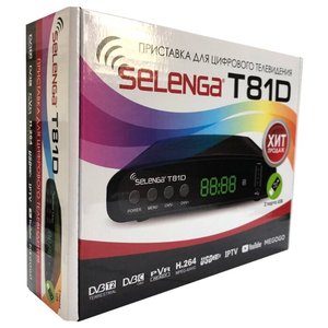 Приемник цифрового ТВ Selenga T81D